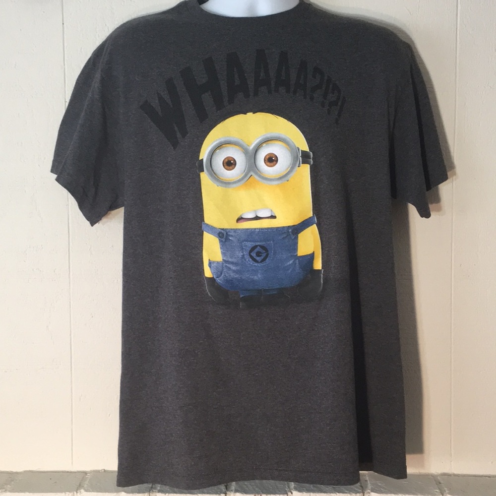 MINION T-SHIRT GRAY LARGE
